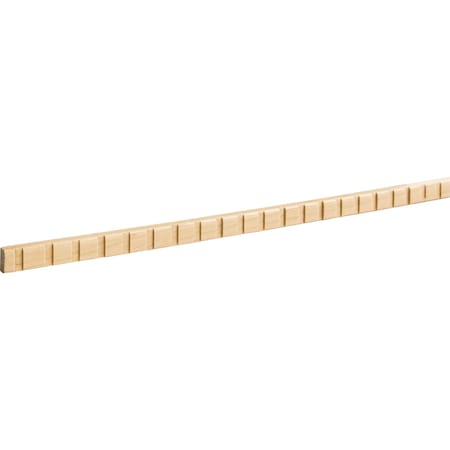 Hardware Resources Poplar, 96" L, 1/2" H, Unfinished DEN5POP